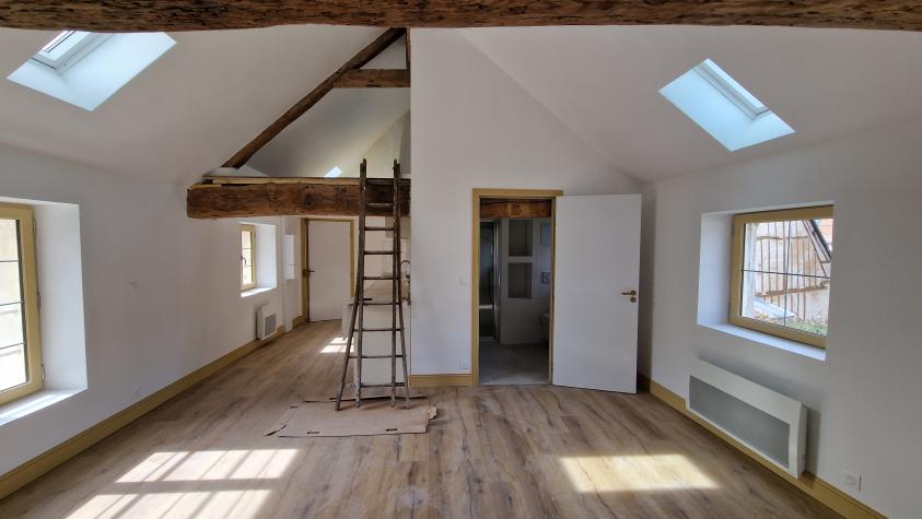 Appartement locatif vue cour et jardin
