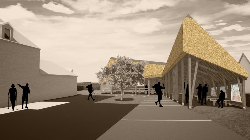 UNE HALLE NOUVELLE POUR LES RANDONNEURS