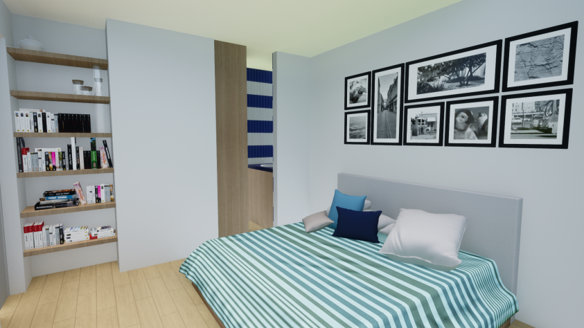 AMÉNAGEMENT D'UNE CHAMBRE ET D'UNE SALLE DE BAIN DANS L'ANCIEN GARAGE