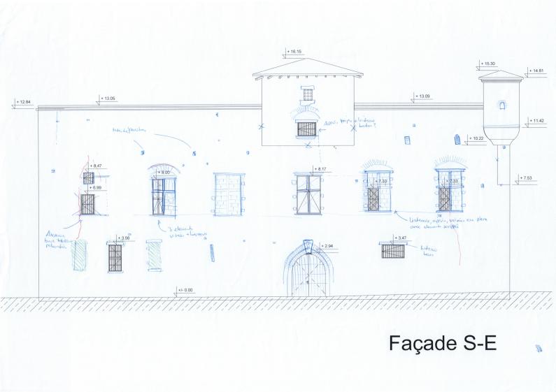 Relevé de la façade
