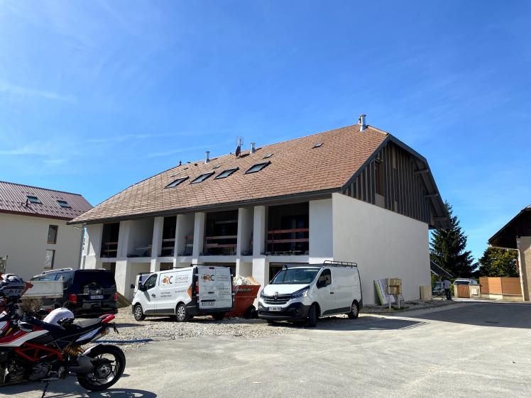 Photo chantier ferme réhabilitée