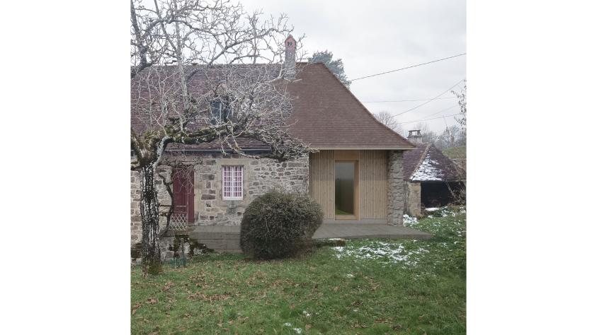 Extension d'une maison d'habitation du 19ème siècle