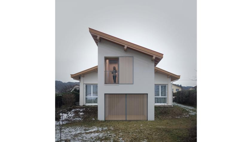 Extension d'une maison d'architecte des années 70