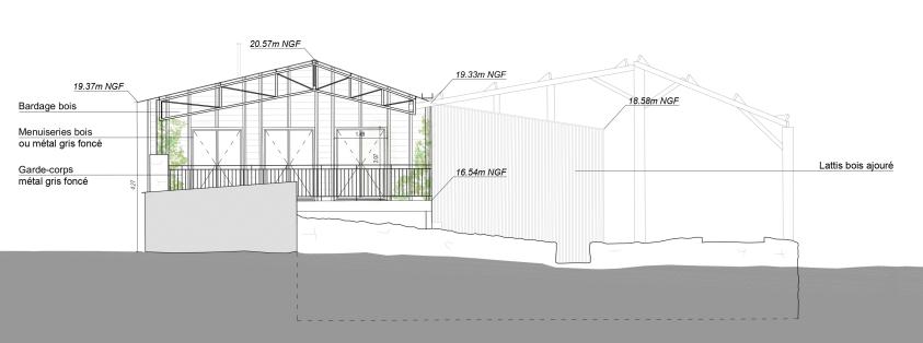 Façade Sud, une terrasse ensoleillée été comme hiver