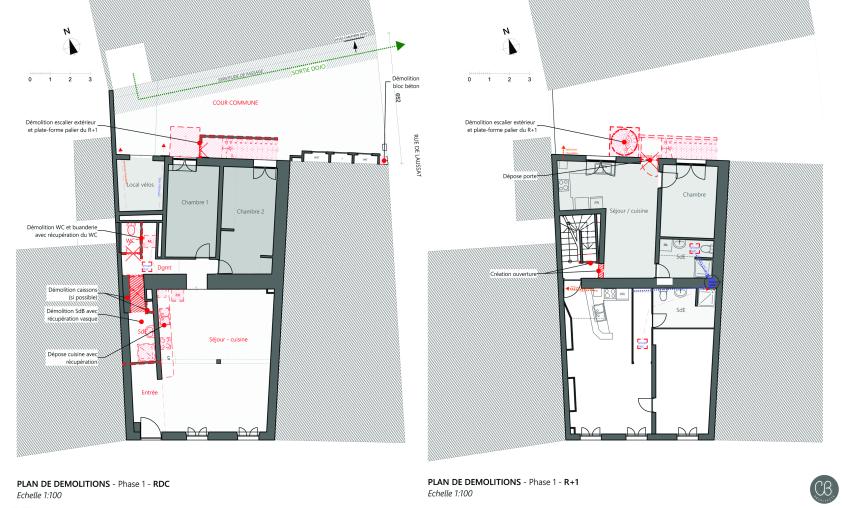 Plans démolition
