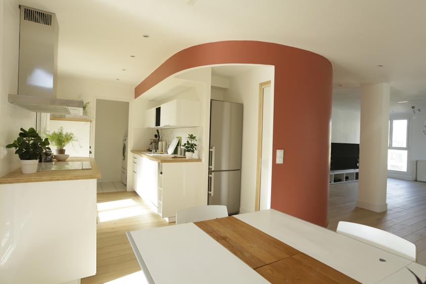 Appartement pour photographe - vue sur la salle à manger
