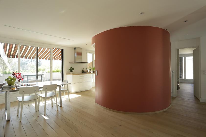 Appartement pour photographe-vue de la courbe