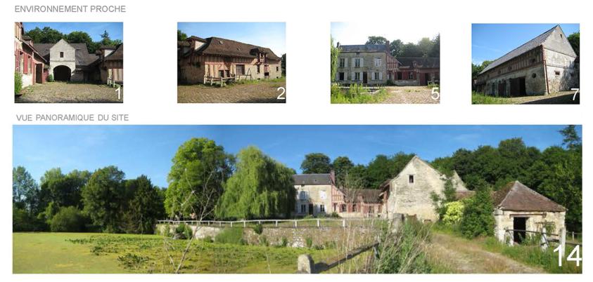 Vue panoramique du site et photographies