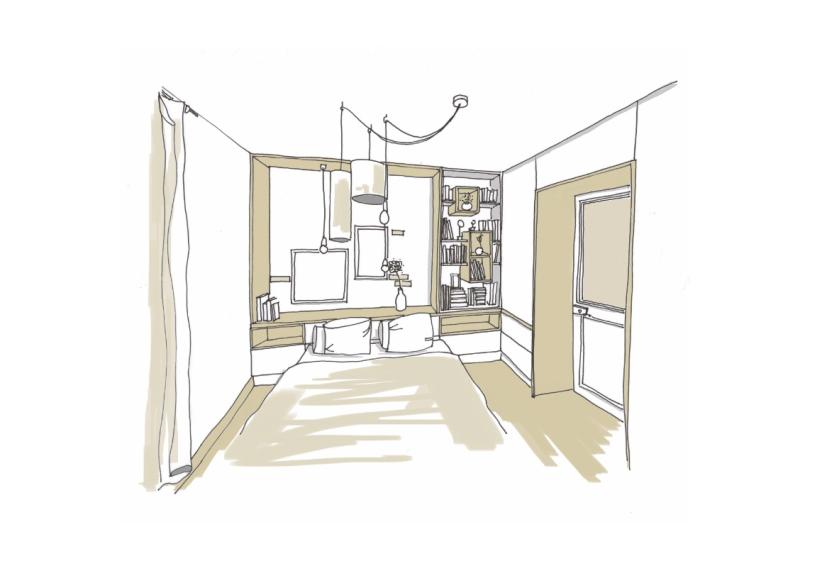 meubles sur mesure de la suite parentale