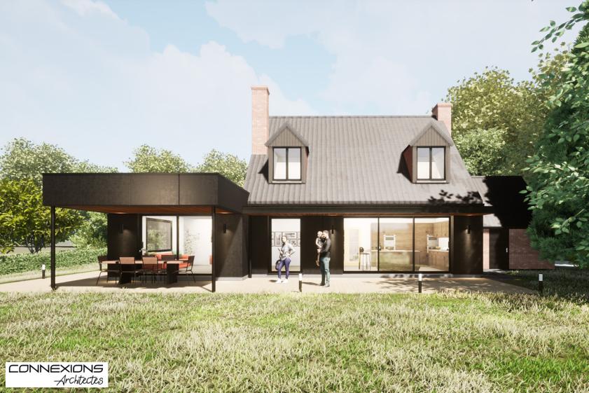 Extension projetée Maison individuelle Roncq