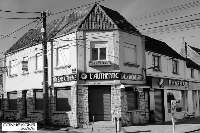 Pharmacie et cabinet médical à Cauchy-à-la-Tour (existant)