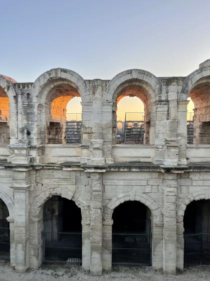 Vue sur les Arènes d'Arles