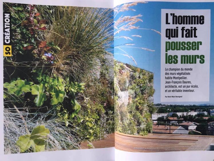 La Gazette - 'L'homme qui fait pousser les murs"