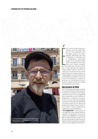 La Gazette - 'L'homme qui fait pousser les murs"