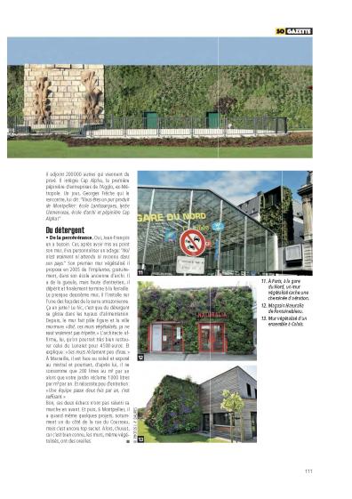La Gazette - 'L'homme qui fait pousser les murs"