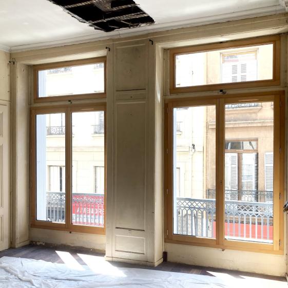rénovation lourde appartement 2 pièces 