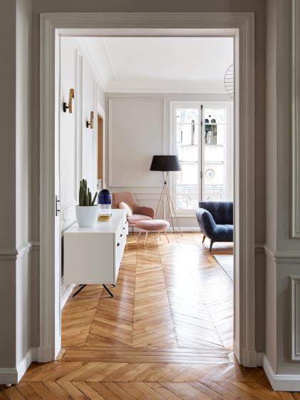 Perspective vers le salon