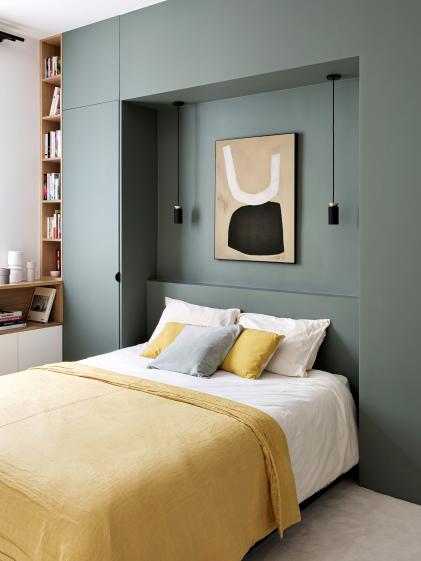 Tête de lit de la chambre parentale