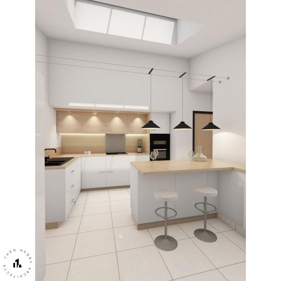 Vue sur la cuisine