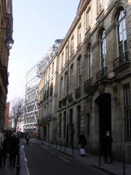 Vue depuis rue Saint Merri