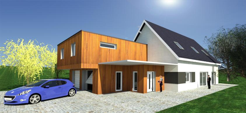 Vue extérieure Projet 1