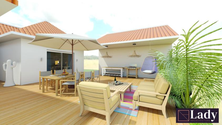 Ve sur terrasse