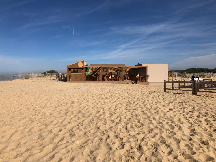 Vue depuis la plage