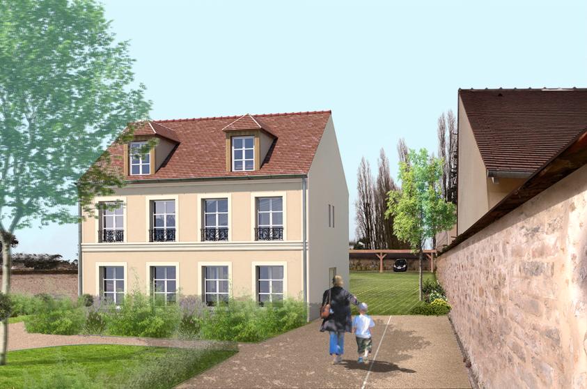 Petit collectif créé en arrière de parcelle