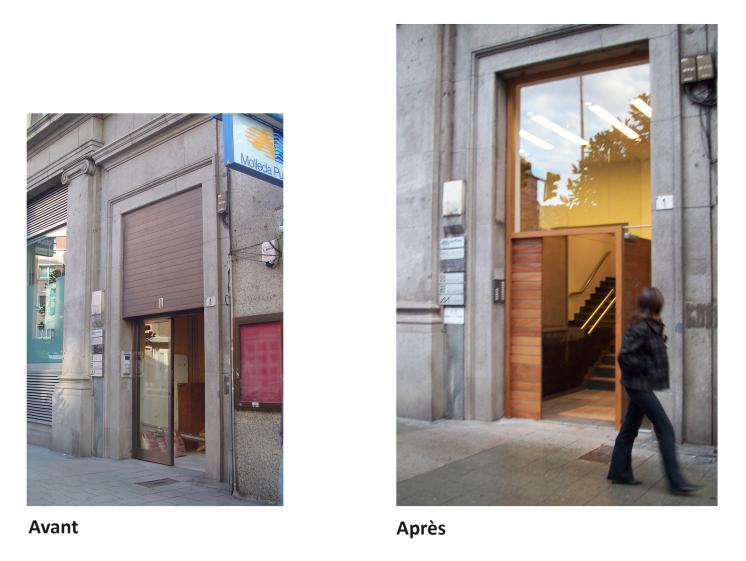 Façade sur rue