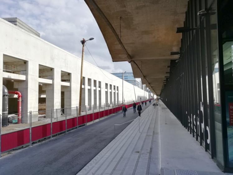 Vue de la rue Ada Lovelace à réaménager - ©[a.MUA]