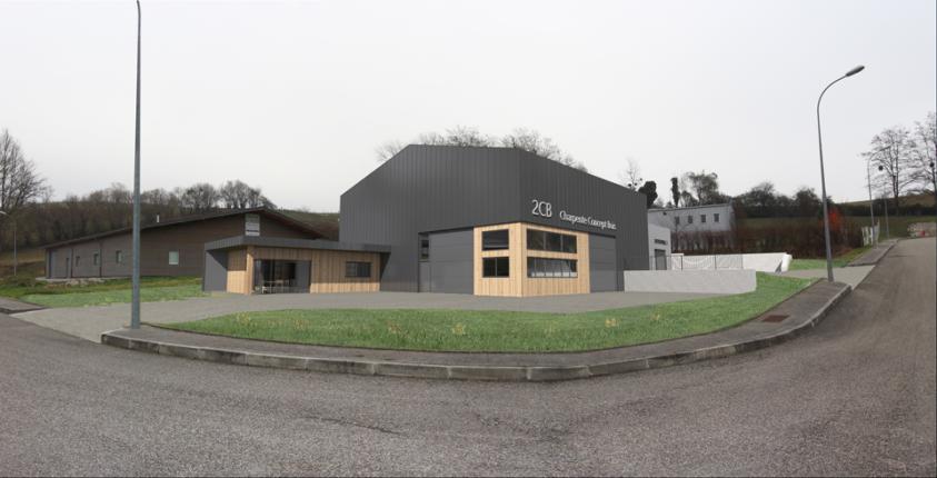 Vue sud du bâtiment