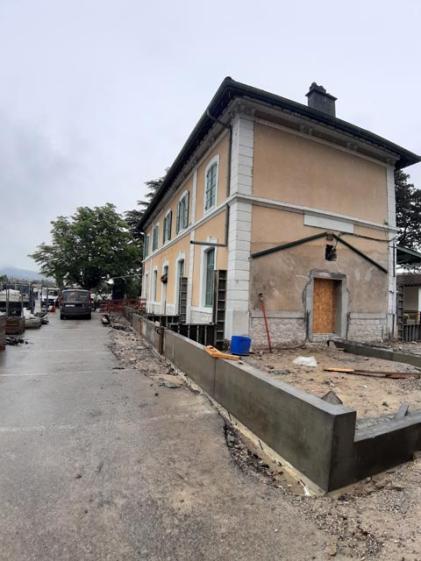 Vue existant du bâtiment avant travaux