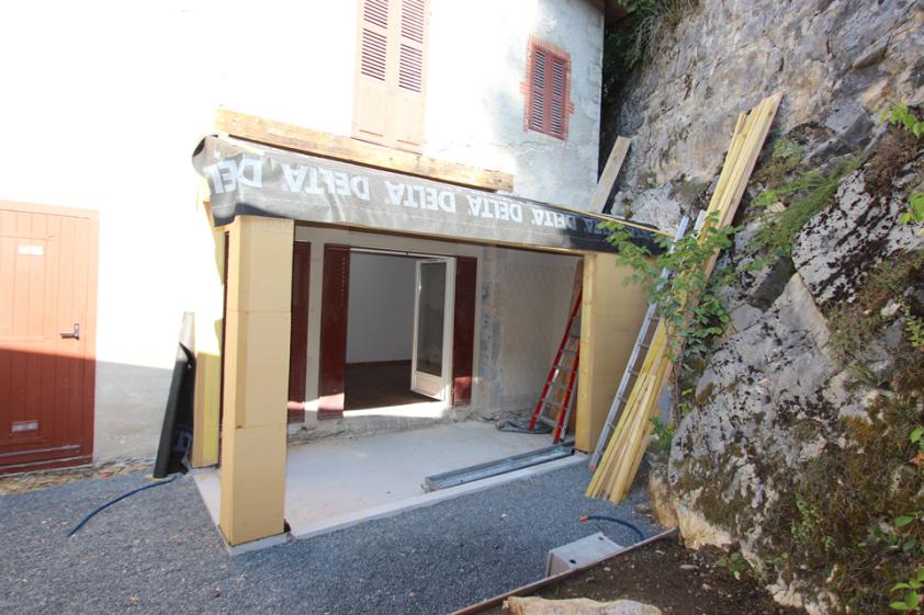cour pendant travaux