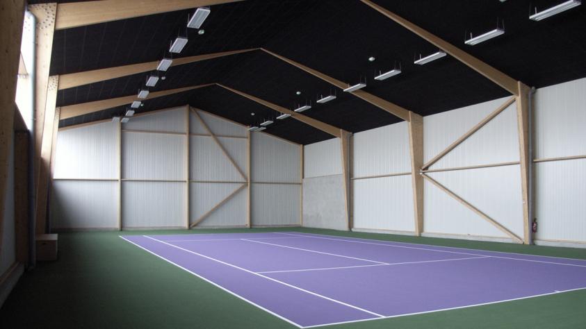 La salle de tennis