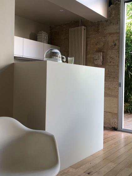 Ilot de cuisine en corian