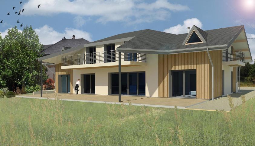 RÉHABILITATION ET EXTENSION D'UNE MAISON INDIVIDUELLE - SAINT ALBAN DE MONTBEL
