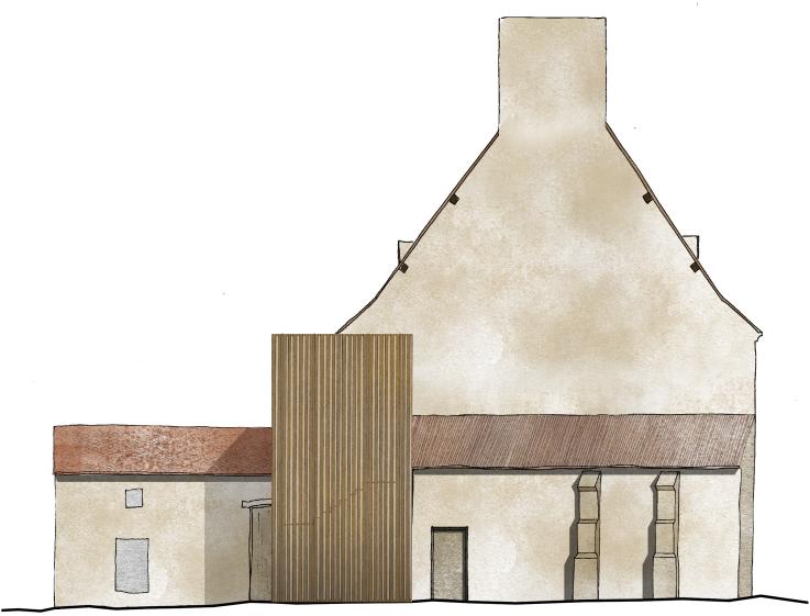 Façade Est - Etat projeté