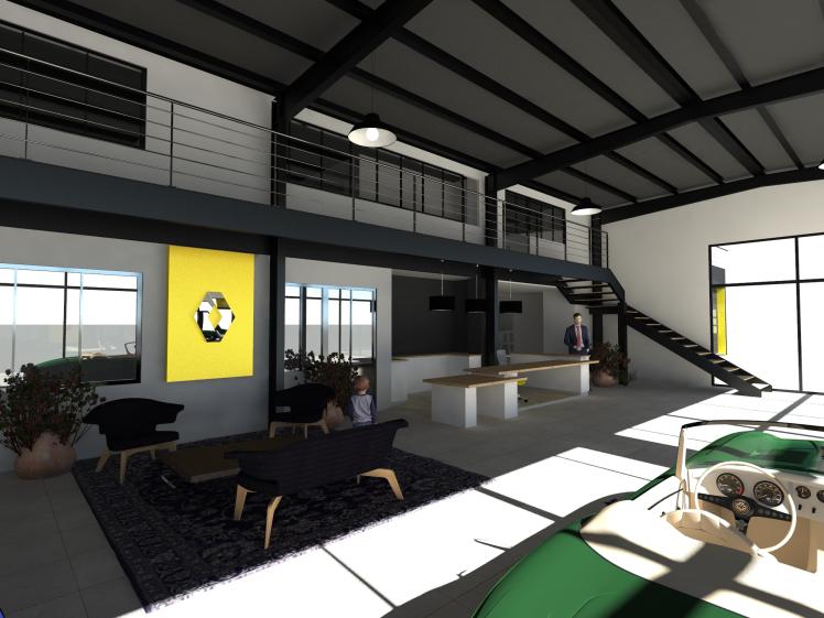 Vue intérieure du Showroom