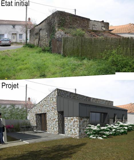 Avant/Après, côté jardin