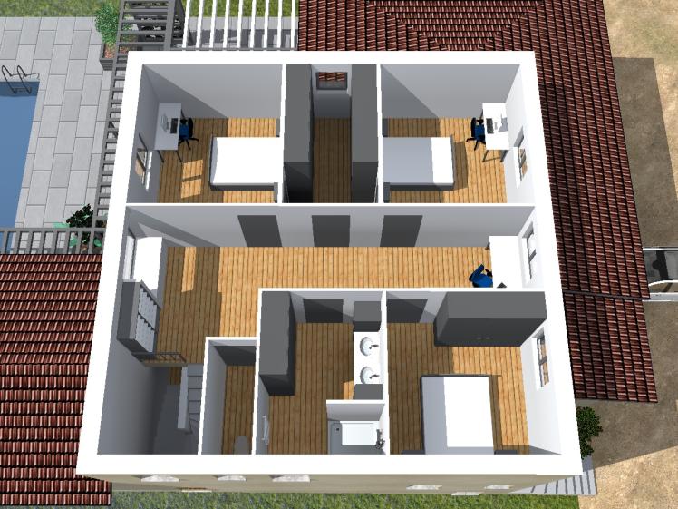 Plan 3D Etage
