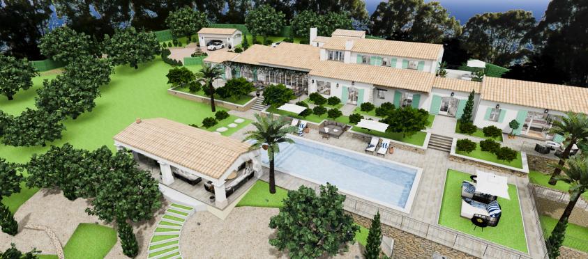 Villa BLG - Vue 3D Ensemble