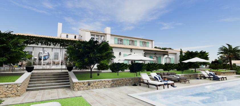 Villa BLG - Vue 3D Piscine