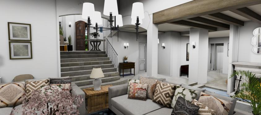 Villa BLG - Vue 3D Intérieur