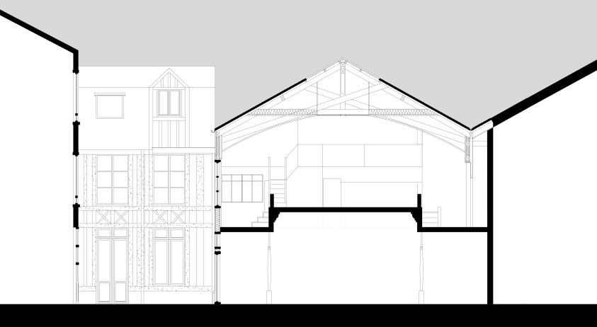 Coupes sur le bâtiment