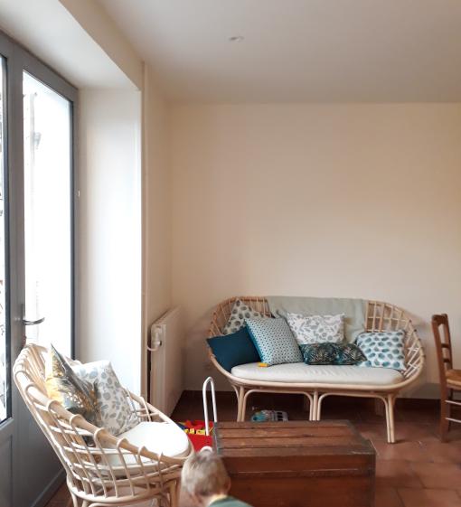 Aménagement d'un salon sur jardin