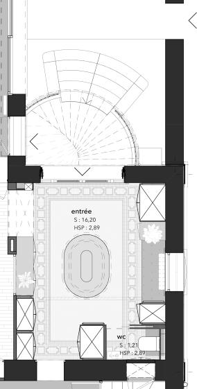 Plan - Séquence d'entrée projetée