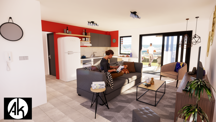 Réalisation d'un immeuble de 19 logements