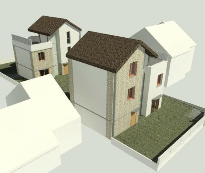 Vue d'ensemble des 2 maisons