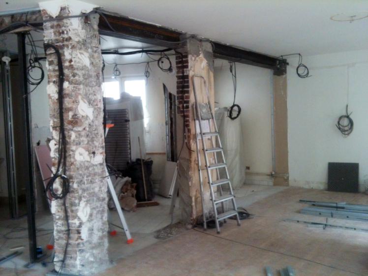 Pendant travaux