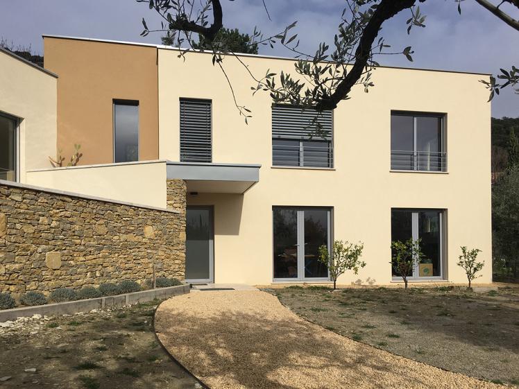 construction d'une maison dans la Drôme
